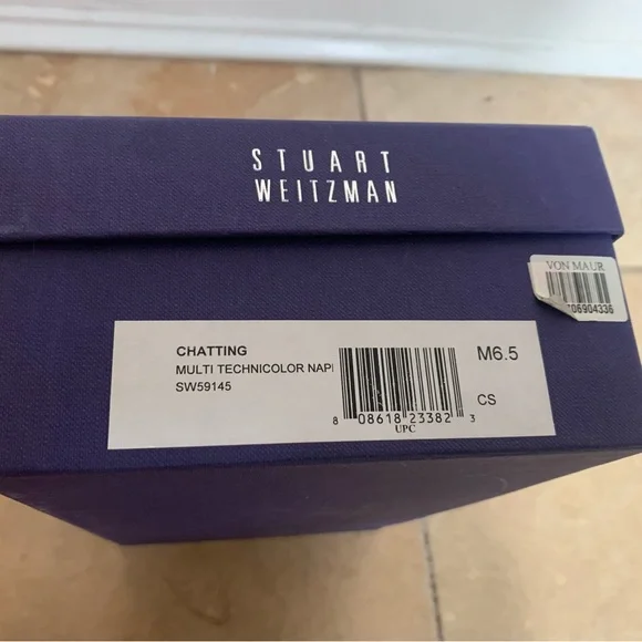 Gorgeous Stuart Weitzman Multicolor Patterned Heels - Picture 9 of 9